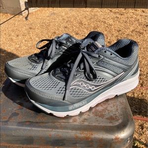 SAUCONY WOMEN'S ECHELON 7 WIDE (D) - SLATE/PINK